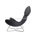 Modern Imola Wingback kumaş salon sandalyesi